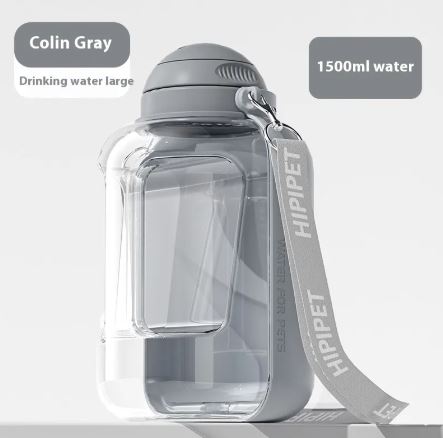 botella portátil 1500ml agua