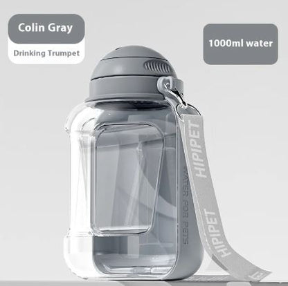 botella portátil 1000ml agua